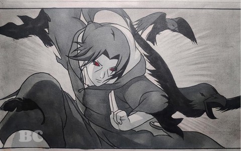 火影忍者怎么画鼬图片