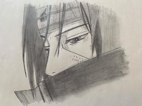 火影忍者怎么画鼬图片[图2]