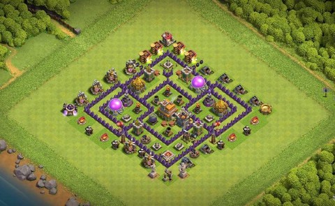 部落冲突7本怎么排阵