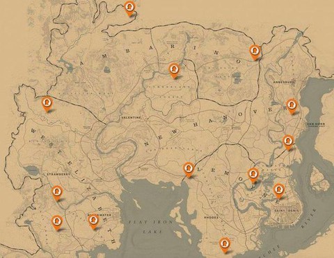 荒野大镖客如何显示地图