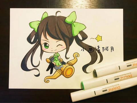 王者荣耀孙尚香怎么画