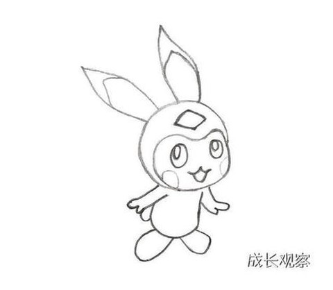 怎么画赛尔号精灵小米[图1]